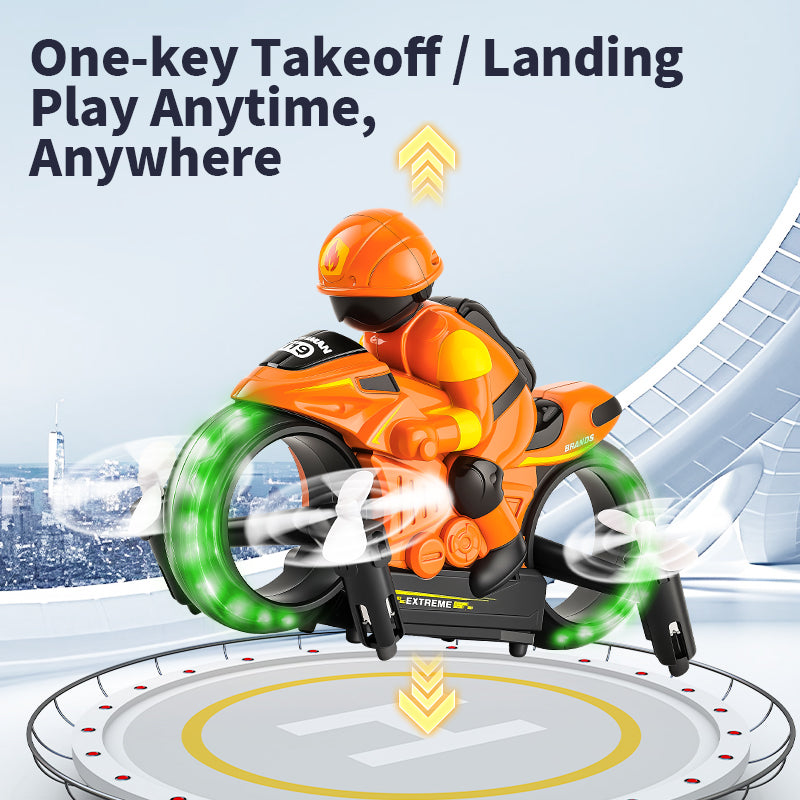 H141 2 in 1 Flying Motorbike – Land & Air Dual Mode RC Motorcycle
