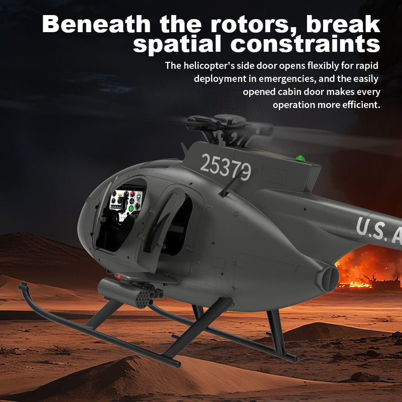 F119S MD500 16:1 Scale GPS Brushless RC Helicopter