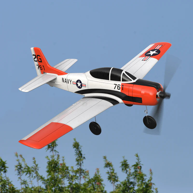 T28 Trojan 4CH RC Trainer Plane with Xpilot Gyro & One-Key Aerobatics | Kids Toy Lover