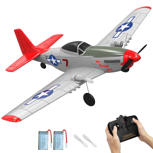 Mustang P51D 2CH Beginner RC Airplane | VOLANTEXRC | KIDS TOY LOVER