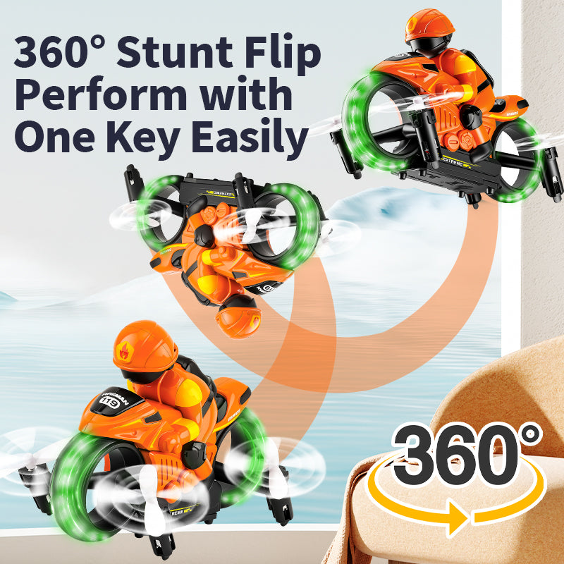 H141 2 in 1 Flying Motorbike – Land & Air Dual Mode RC Motorcycle