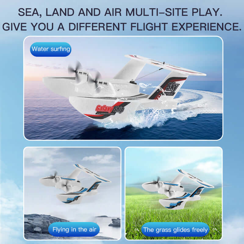 Galaxy Ship KF603 RC Airplane - Sea, Land & Air Play