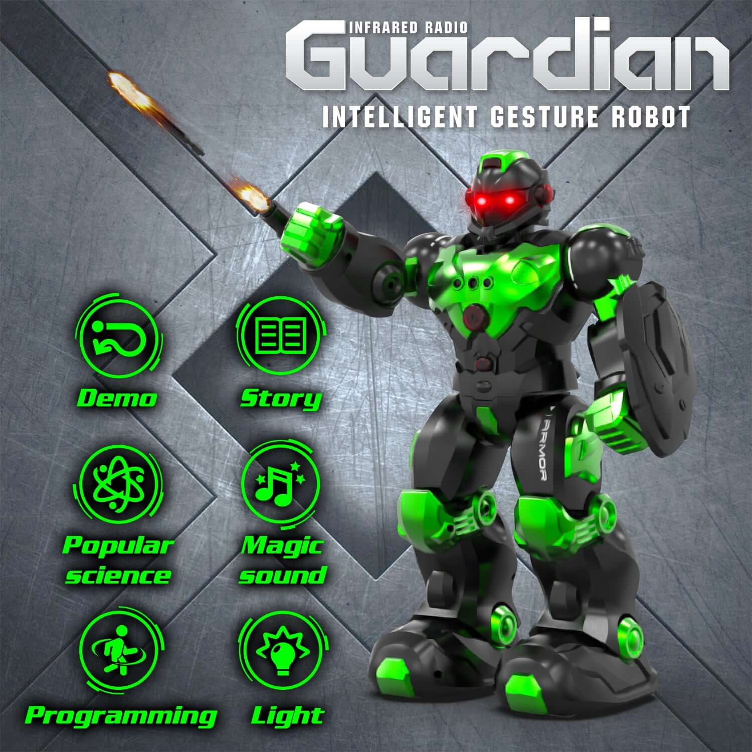 STEMTRON Programmable RC Robot Fun Learning for Kids