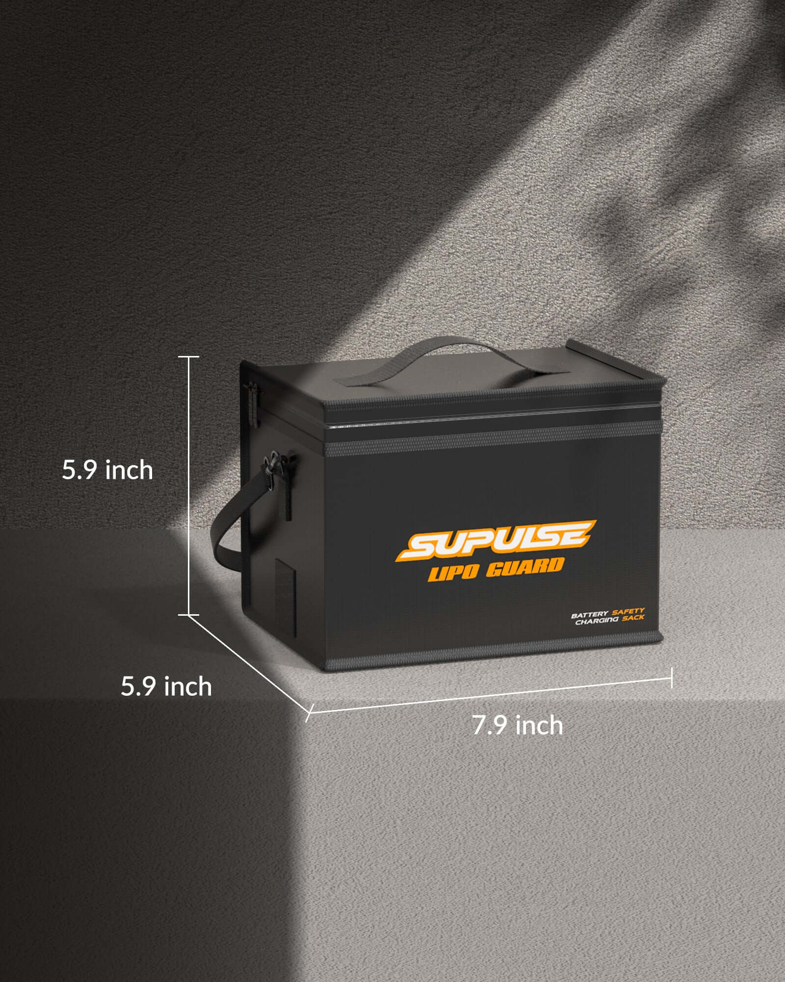 SUPULSE LiPo Battery Safe Bag, Fireproof Waterproof Charging Box 7.9×5.9×5.9in | KIDS TOY LOVER
