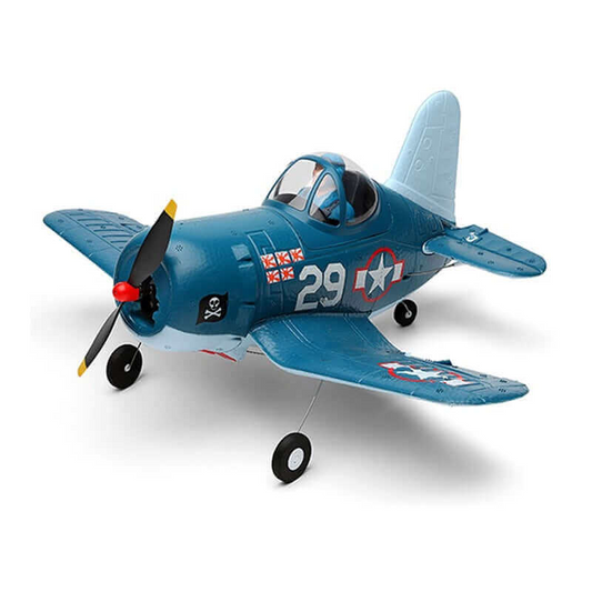 WLtoys XK RC Airplane A500 QF4U Fighter - Aviones de control remoto de cuatro canales 6G Mode Fighter Toys