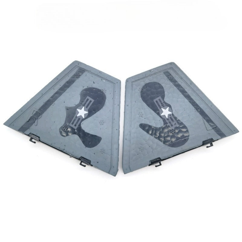 BM31 F22 Tail Fin Set Vertical Rear Tail Wings for Dual Brushless RC Plane