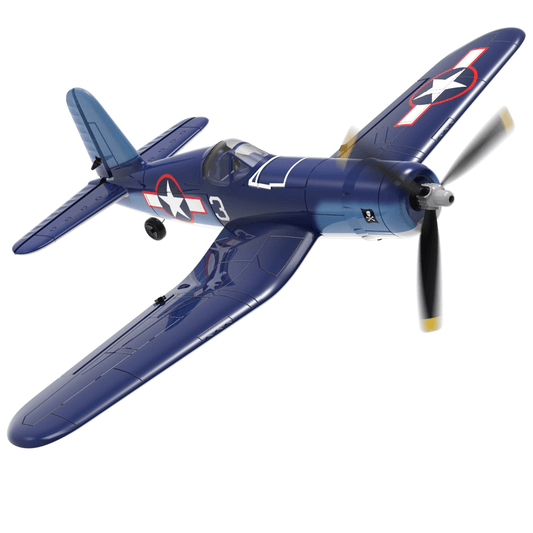 F4U Corsair Warbird RC Plane: 2.4GHz 4CH, 400mm Wingspan, One-Key Aerobatic | Kids toy lover