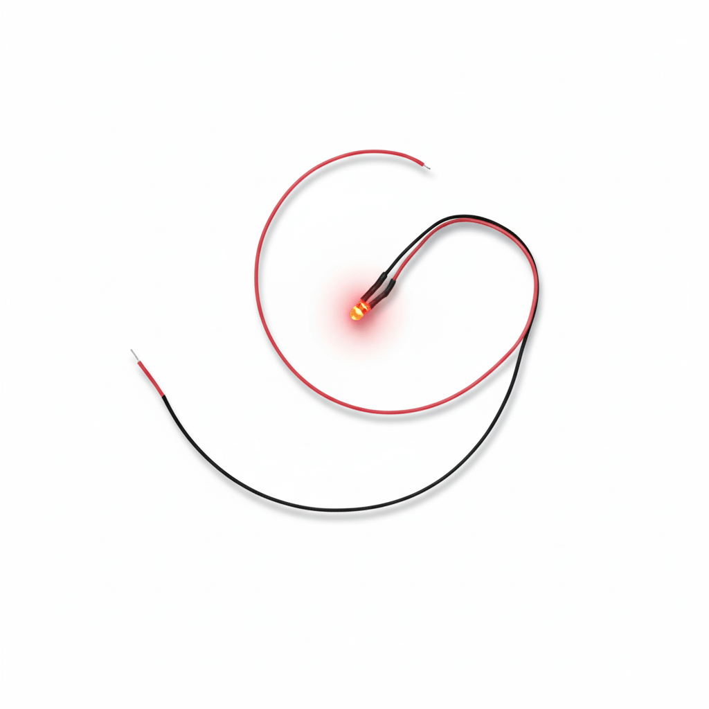 Red tail navigation LED light assembly for RC ERA C189 dual brushless RC helicopter.
