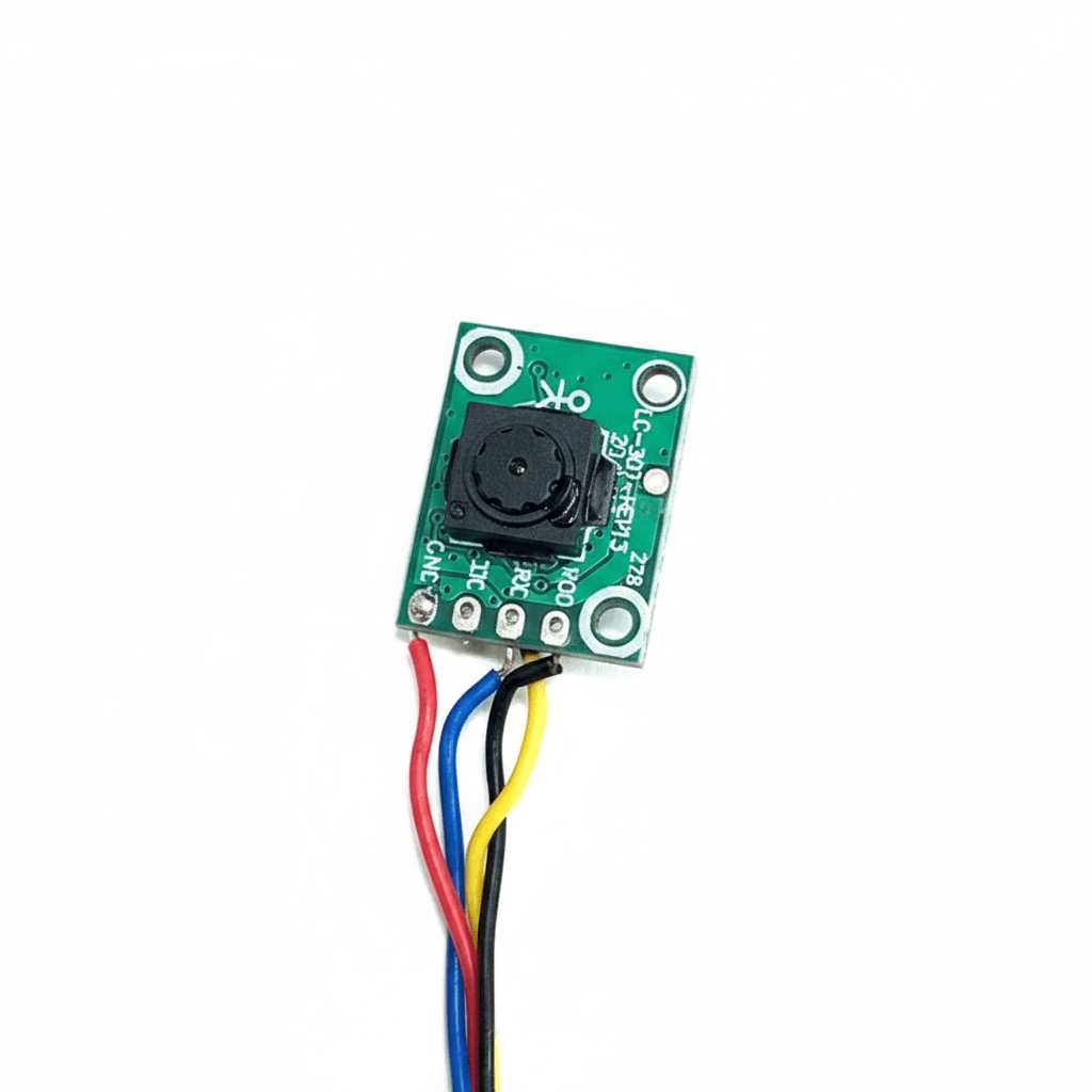 Small green PCB optical flow positioning sensor with camera lens for Kootai F05 Black Hawk stability control.