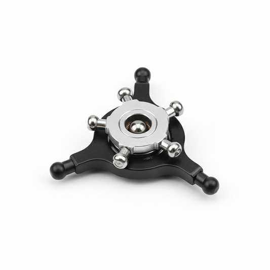 Complete swashplate assembly for RC ERA C189 dual brushless helicopter with metal center ball.