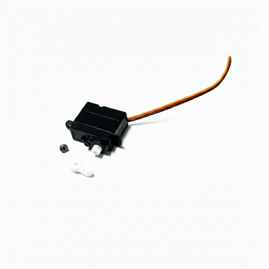 RC ERA C189 4.3g digital servo with white plastic casing and micro connector.