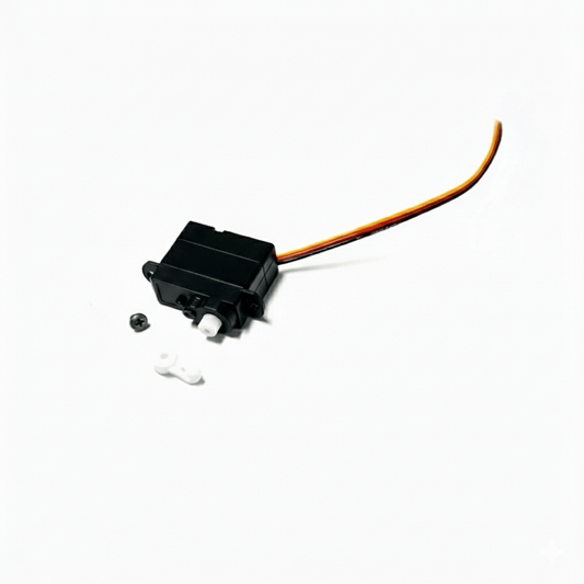 RC ERA C189 4.3g digital servo with white plastic casing and micro connector.