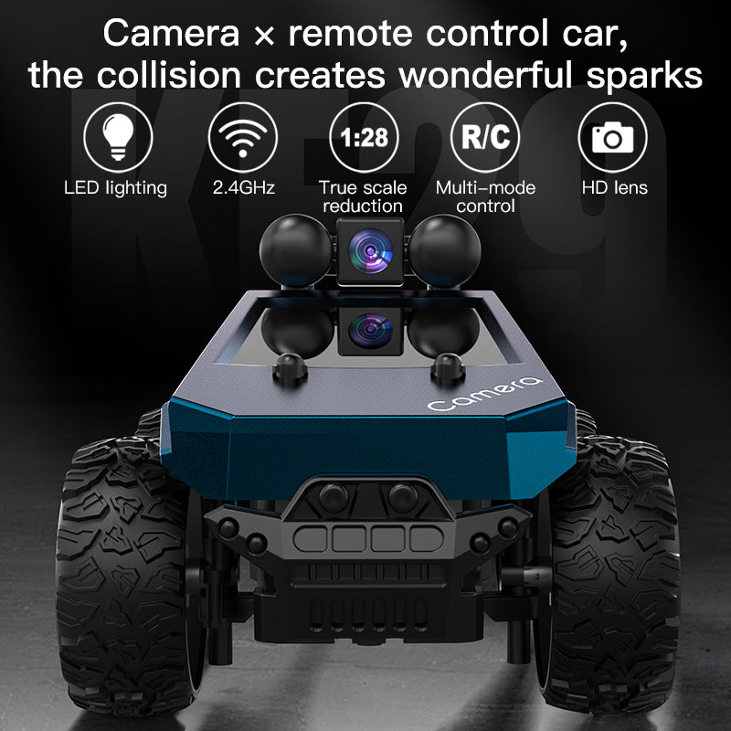 KF29 1:28 FPV Camera RC Car – APP Real-Time Video Off-Road Toy