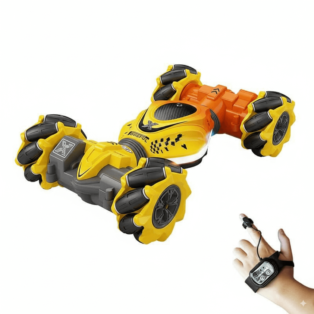 New 4WD RC Stunt Car - Watch Gesture Control, 360° Rotation - Kids Toy Gift | KIDS TOY LOVER