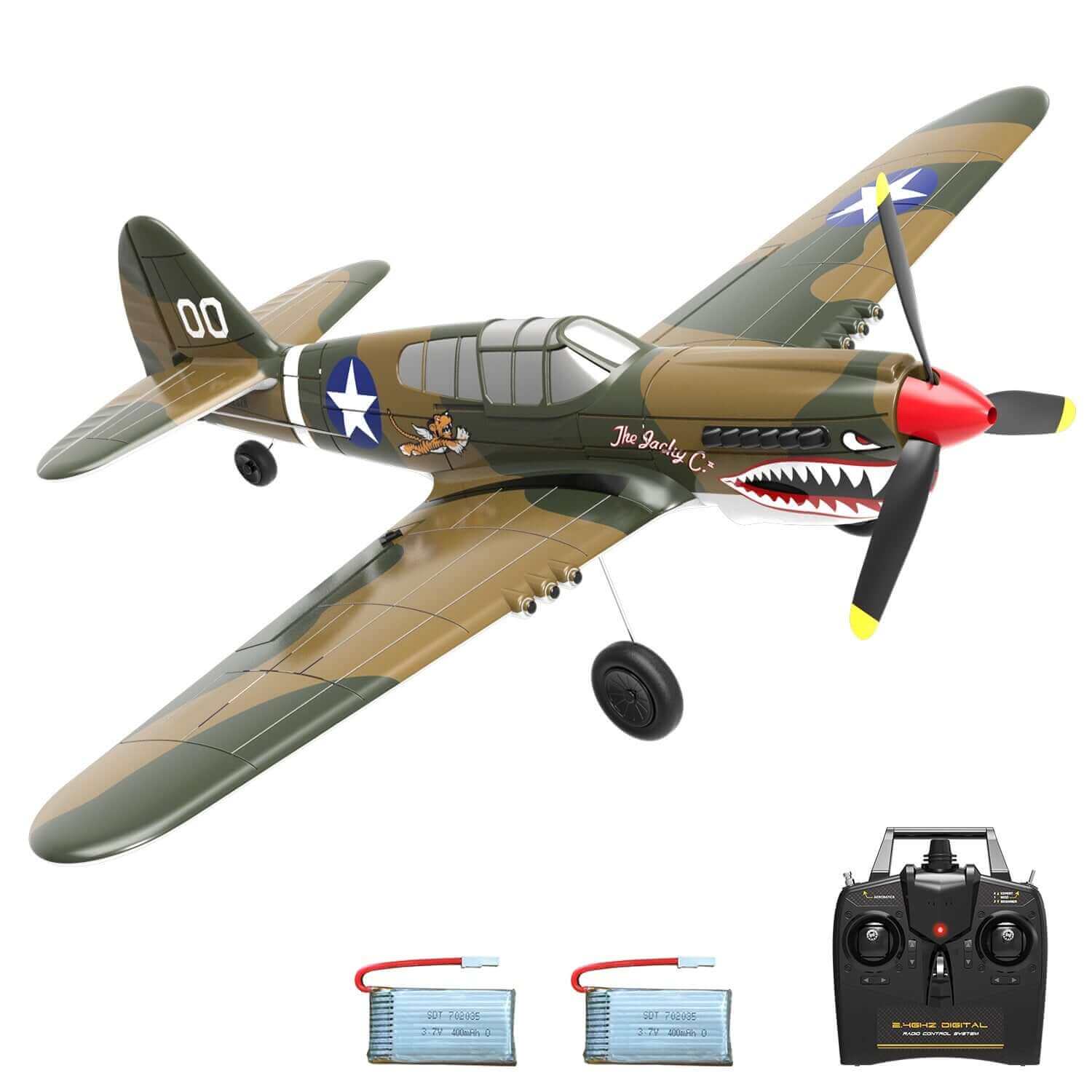 P-40 RC Aircraft 400mm Wingspan RTF Airplane - Main Image