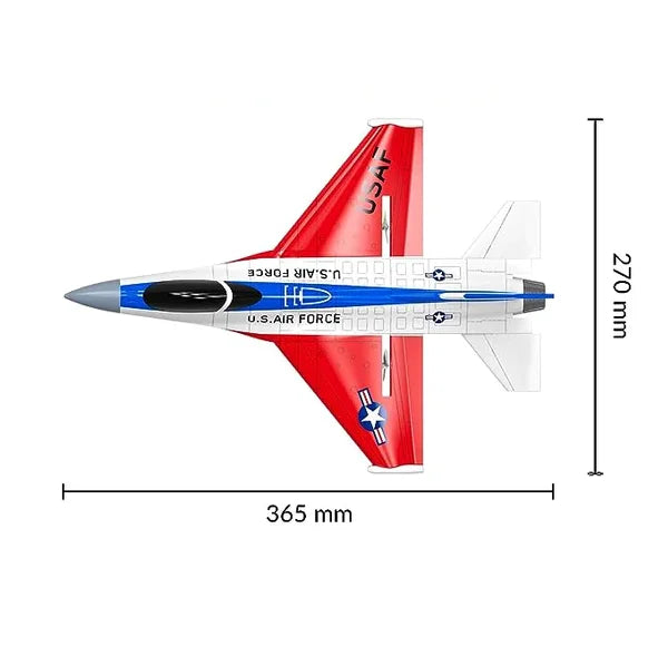 F16 Falcon RC Fighter Jet 2Ch for Beginners, Kids with Cool Lights | KIDS TOY LOVER