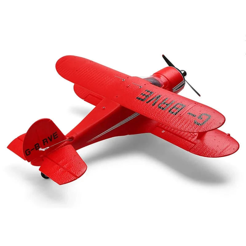 2024 WLtoys A300-Beech D17S EPP 4CH RC Biplane: LED, 3D/6G Gyro, Brushless | Kids toy Lover
