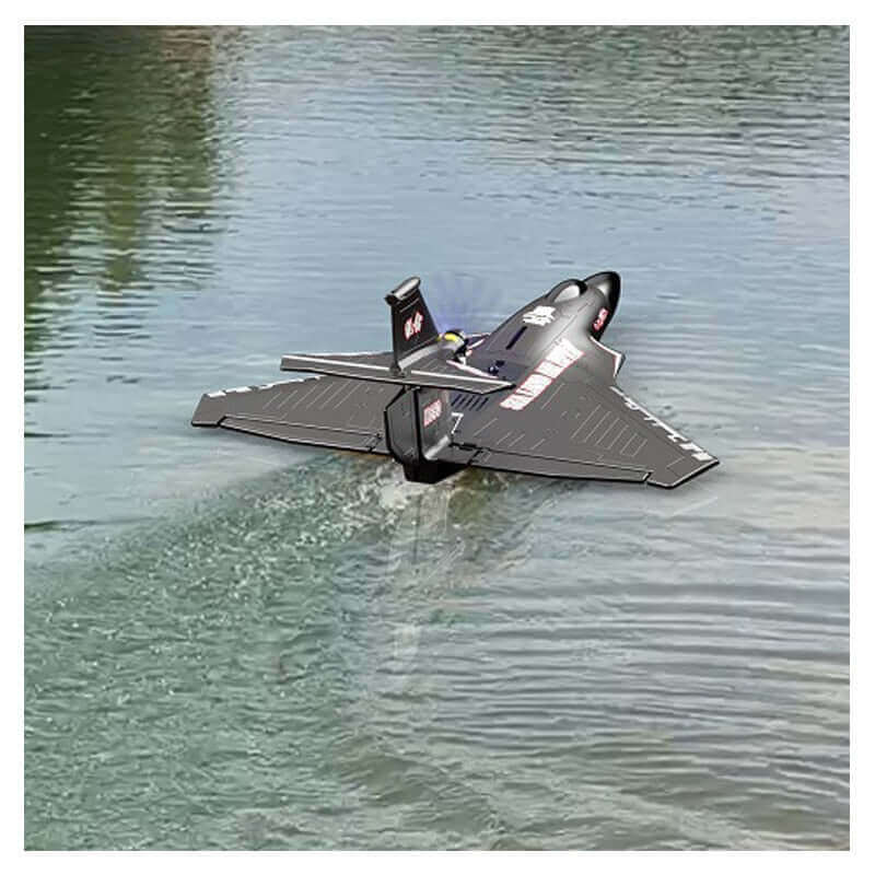 Raptor Tri-Mode RC Aircraft - Versátil Plano de Controle Remoto com Alcance de 1000m, Capaz de Operação em Terra, Água e Ar - Modelo de Asa Fixa