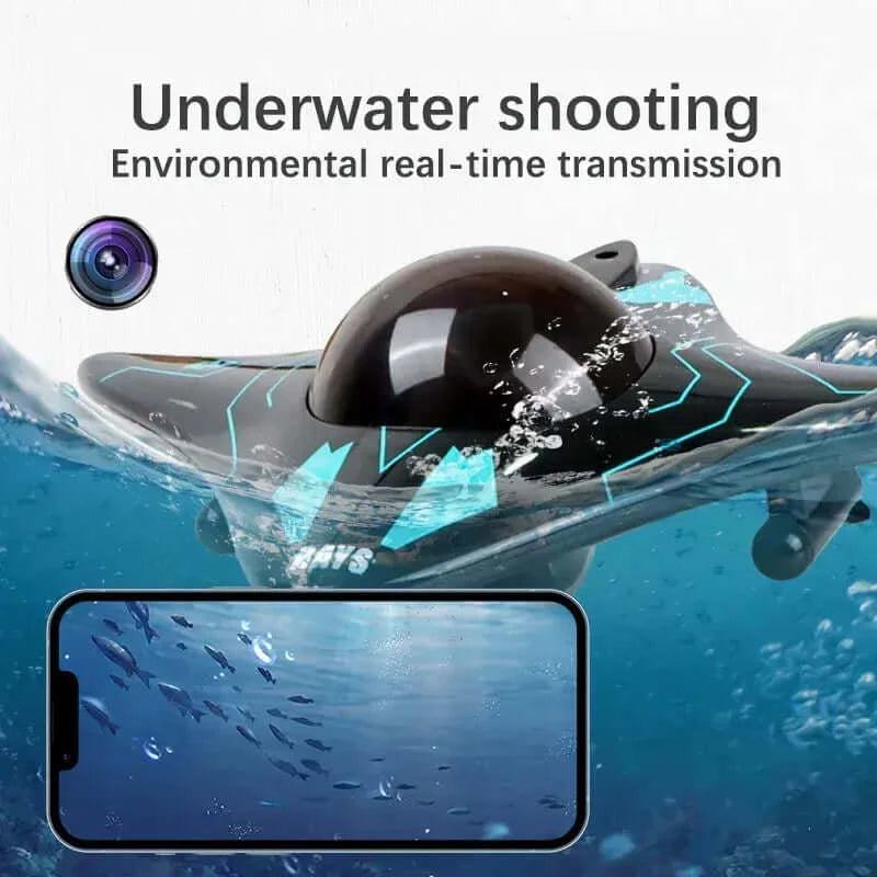 6Ch RC Submarine with Camera - WiFi FPV Boat | KidsToyLover