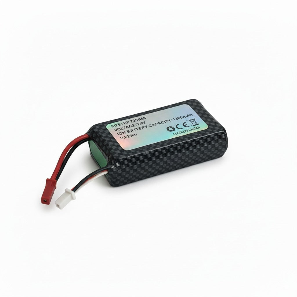 Battery for KI84 4CH 690mm RC Warbird Airplane – 2S 1300mAh LiPo Replacement | KIDS TOY LOVER