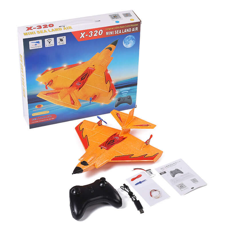 X320 rc airplane packaging