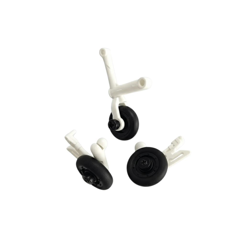 Black original landing gear skid set for WLtoys XK K270 UH-60L RC helicopter.