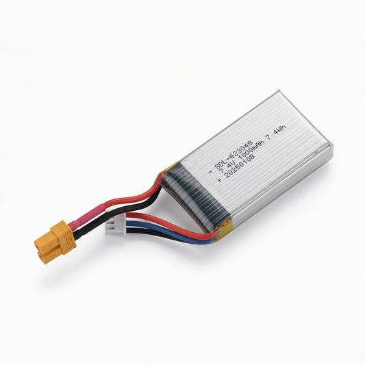 7.4V 1000mAh LiPo Battery with XT30 Plug for QiDi 570 VTOL Brushless RC Plane