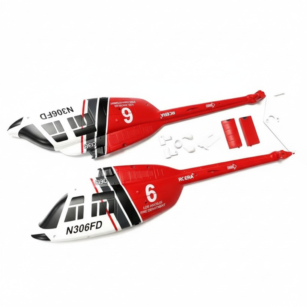RC ERA C138 Fuselage Shell Set (Red/Blue) OEM Replacement | KIDS TOY LOVER