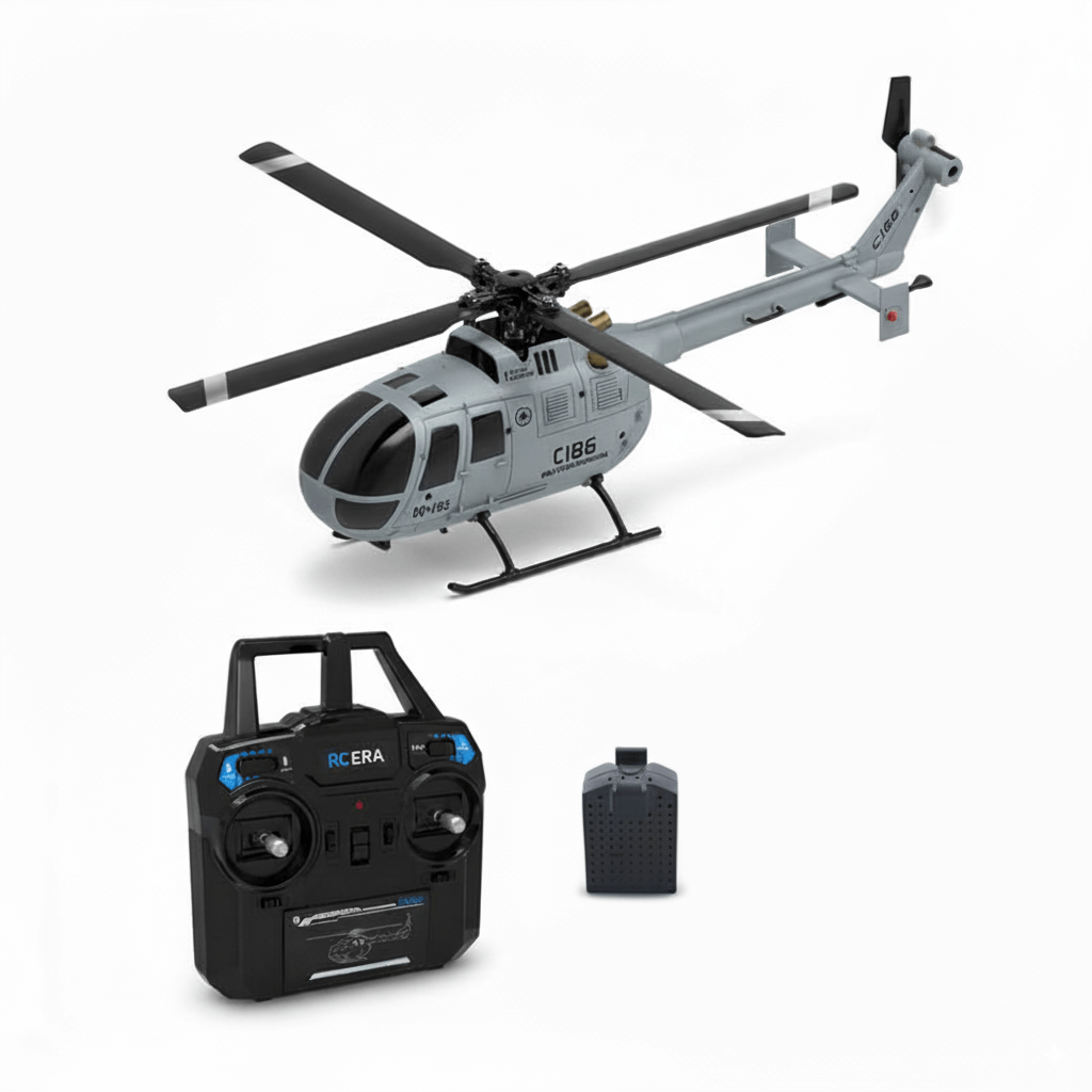 C186 2.4G RC Helicopter - 4 Propellers, 6-Axis Gyroscope, Air Pressure Height Stabilization | KIDS TOY LOVER