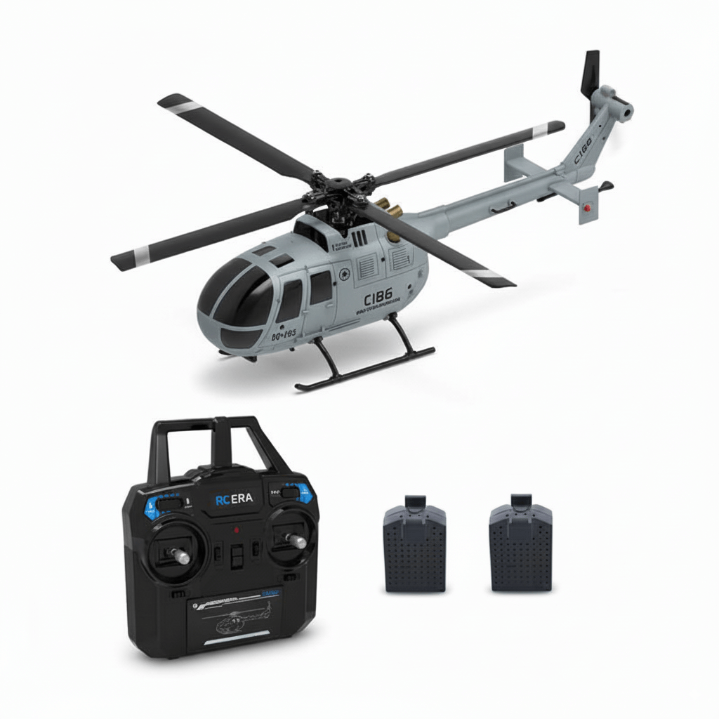 C186 2.4G RC Helicopter - 4 Propellers, 6-Axis Gyroscope, Air Pressure Height Stabilization | KIDS TOY LOVER