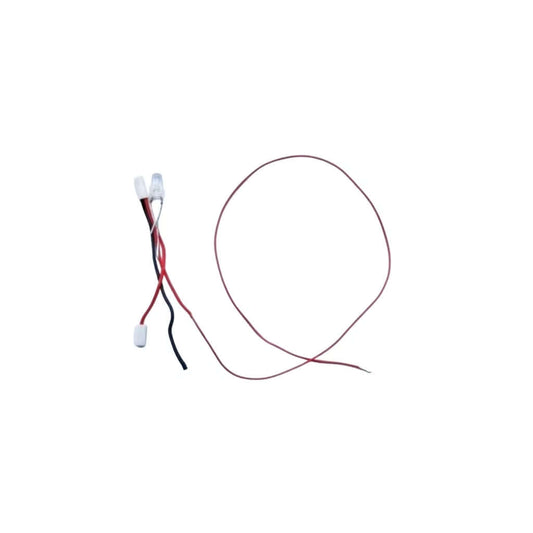 Scale red rear LED tail light and wiring for WLtoys K170 UH-60L military helicopter.