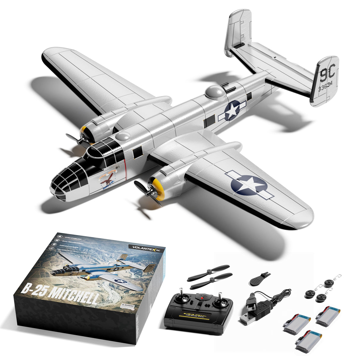Avion RC VolantexRC 76210 B-25 Mitchell
