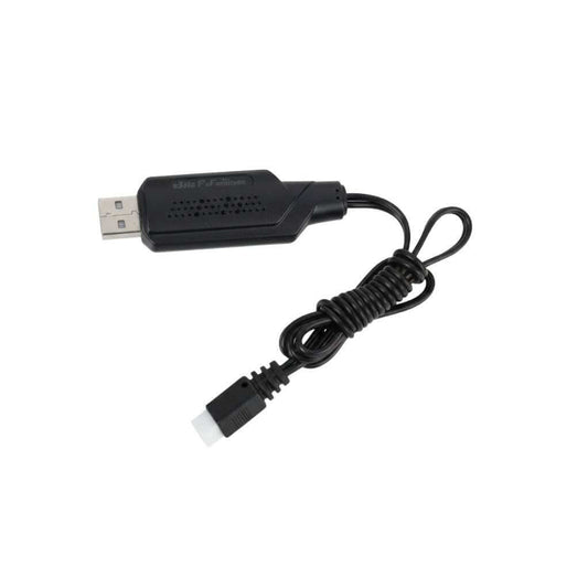 Wltoys A310 7.4V USB charger cable with dual indicator lights and XH3P plug.