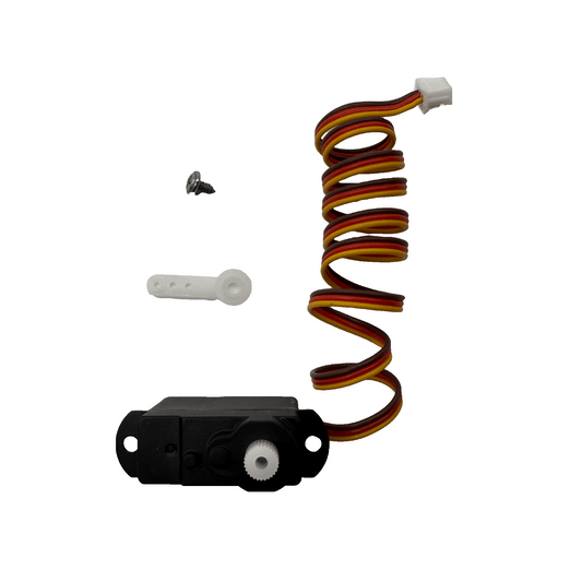 MOFLY P-51D and MF-A84 690mm RC Warbird wing servo with 250mm long connection cable and servo arm.