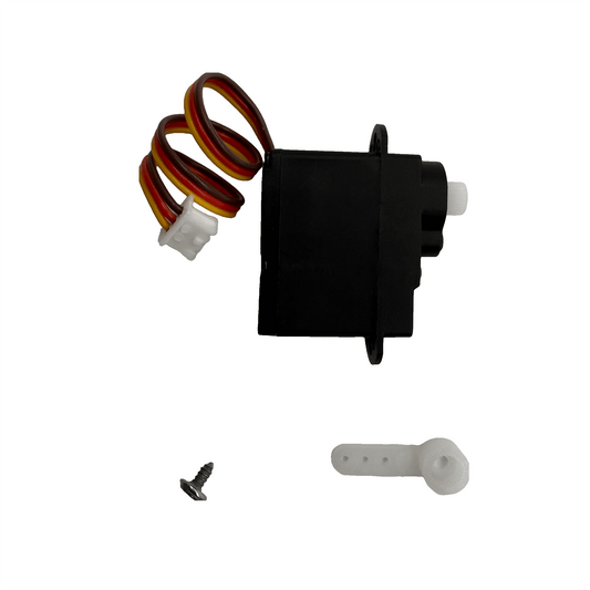 MOFLY P-51D and MF-A84 RC Warbird fuselage servo with 100mm short cable for elevator and rudder control.