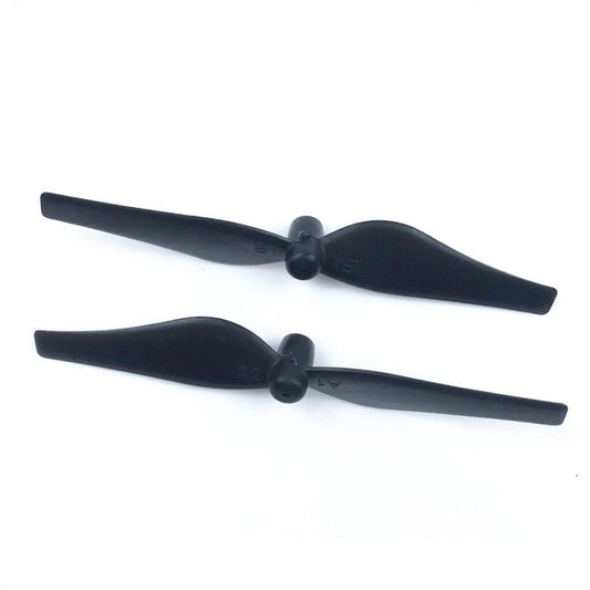 Replacement Propeller Set for BM16 F-22 Raptor 4CH 2.4G RC Airplane - 2 Pieces Black Blades