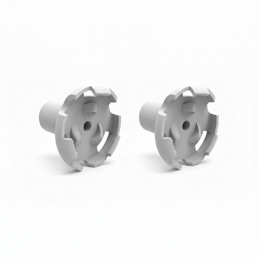 Two grey Prop Saver Shaft Adaptors (2pcs) for VolantexRC V761 400mm—fits 76101, 76103–05, 76108–09, 76111–16; not 76102/06/07/10 or 76802.