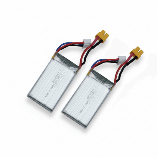 QIDI 570 VTOL 7.4V 1000mAh Li-ion battery pack — 2 batteries