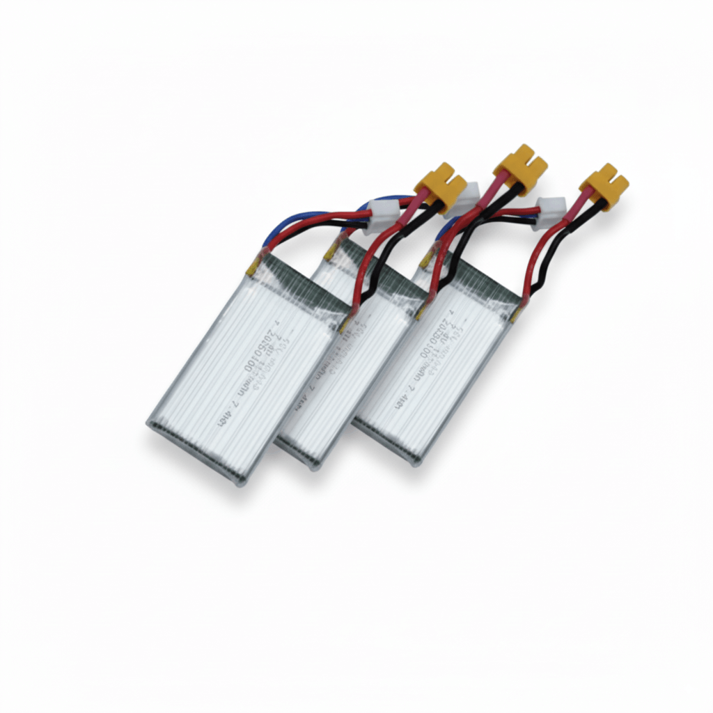 QIDI 570 VTOL 7.4V 1000mAh Li-ion battery pack — 3 batteries