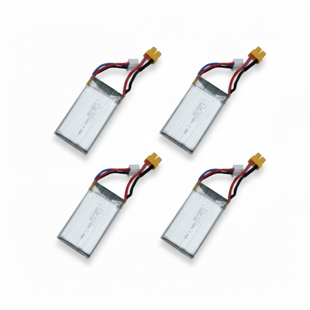 QIDI 570 VTOL 7.4V 1000mAh Li-ion battery pack — 4 batteries