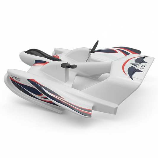 Kidstoylover Sea, Land, Air Glider with Gyro & LED for all terrains, featuring a sleek design and ready for adventure.