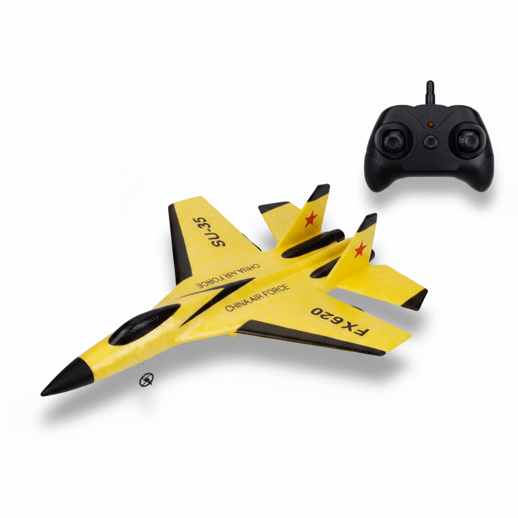 FX SU-35 RC Airplane 2.4G EPP Foam Fighter Glider – RC Plane for Kids with remote controller.