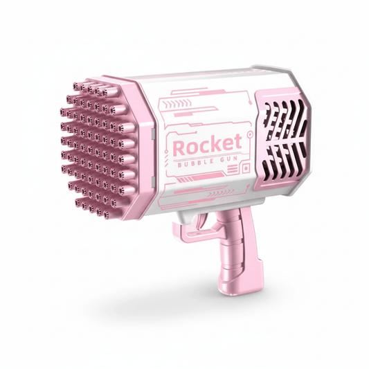 69-Hole Bubble Gun Rocket - Automatic Blower with Lights for Kids | Perfect Gift
