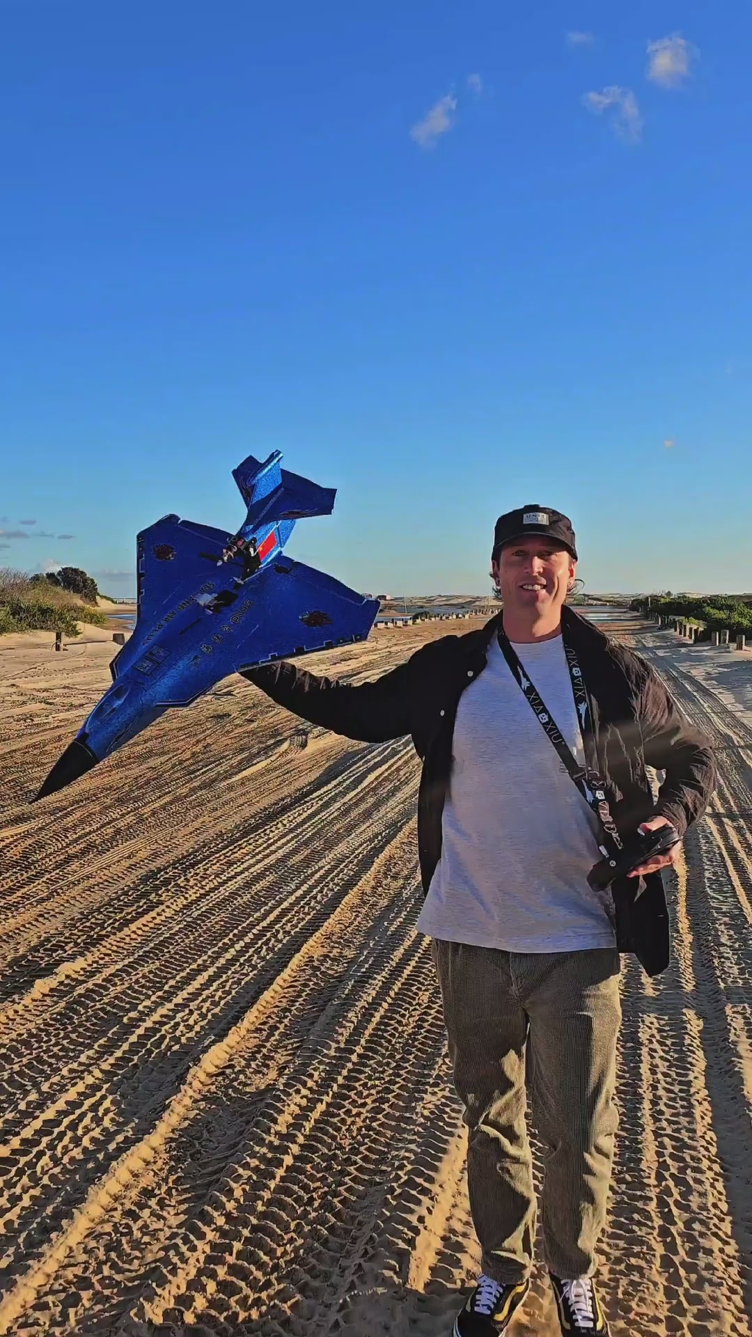 XiaXiu 95cm sea land air RC plane close-up and outdoor flight demonstration by Mitch Cooper