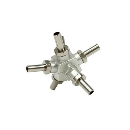 CNC machined aluminum metal rotor head upgrade for RC ERA C190 brushless RC helicopter.