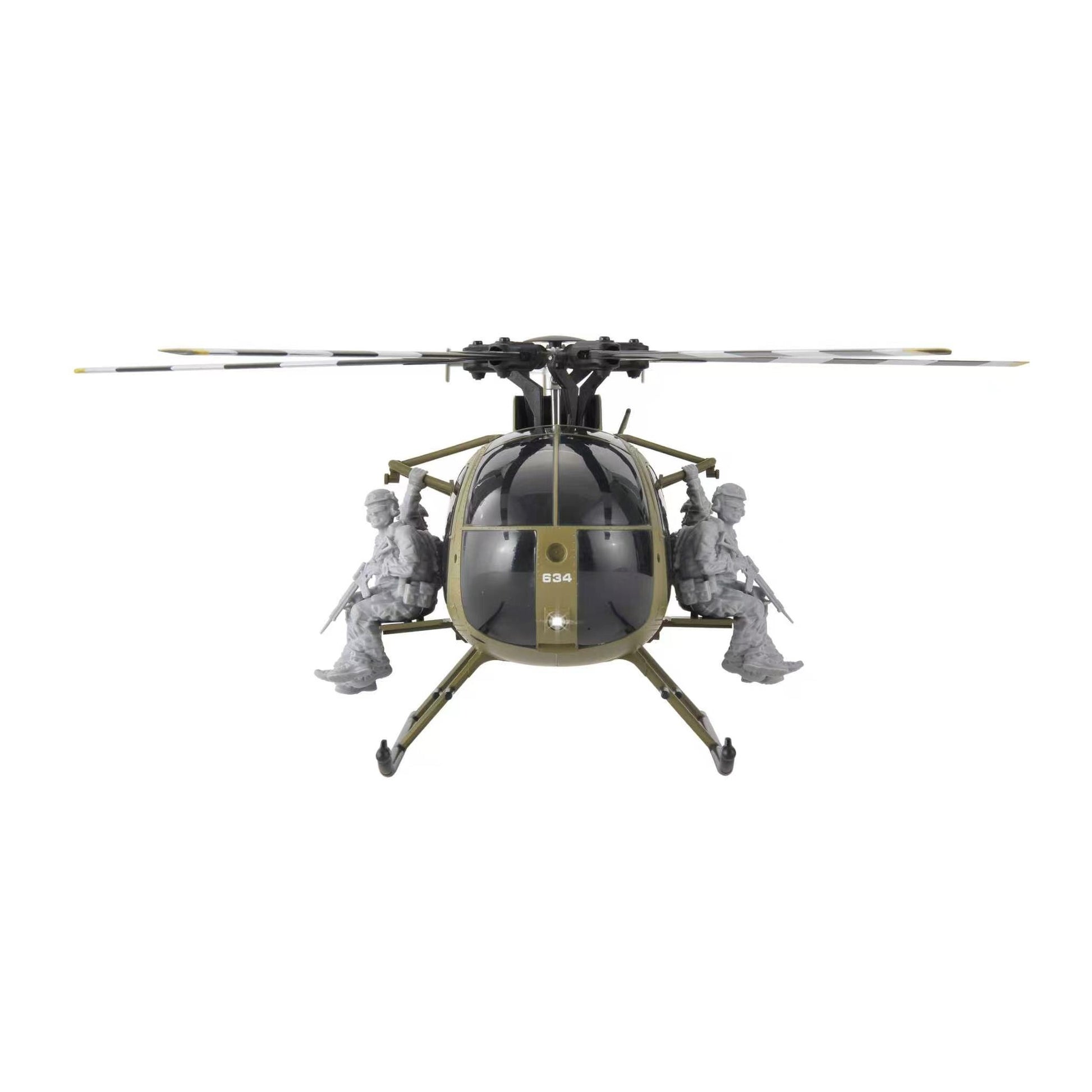 RC ERA C189S RC helicopter front view with four soldier figures