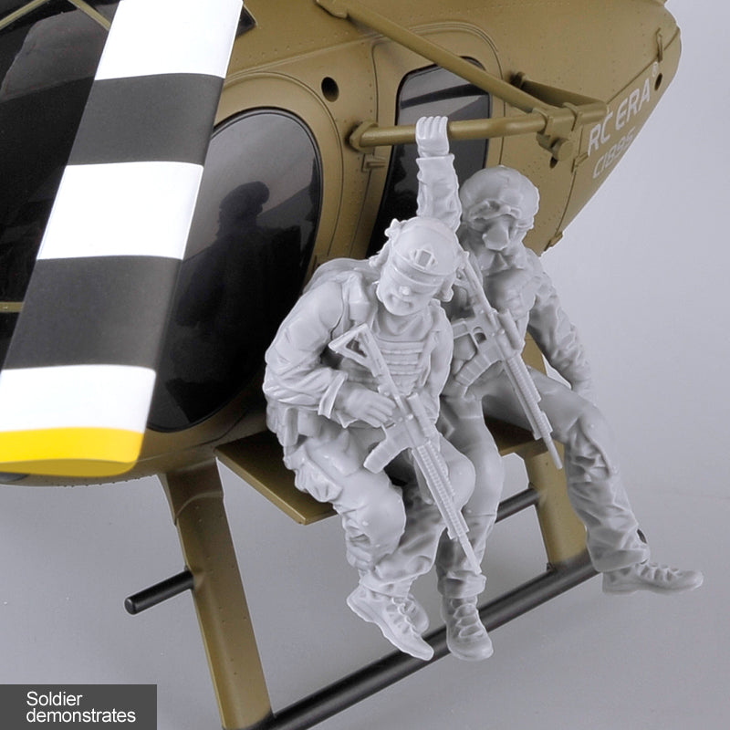 RC ERA C189S soldier figure and scale airframe close-up