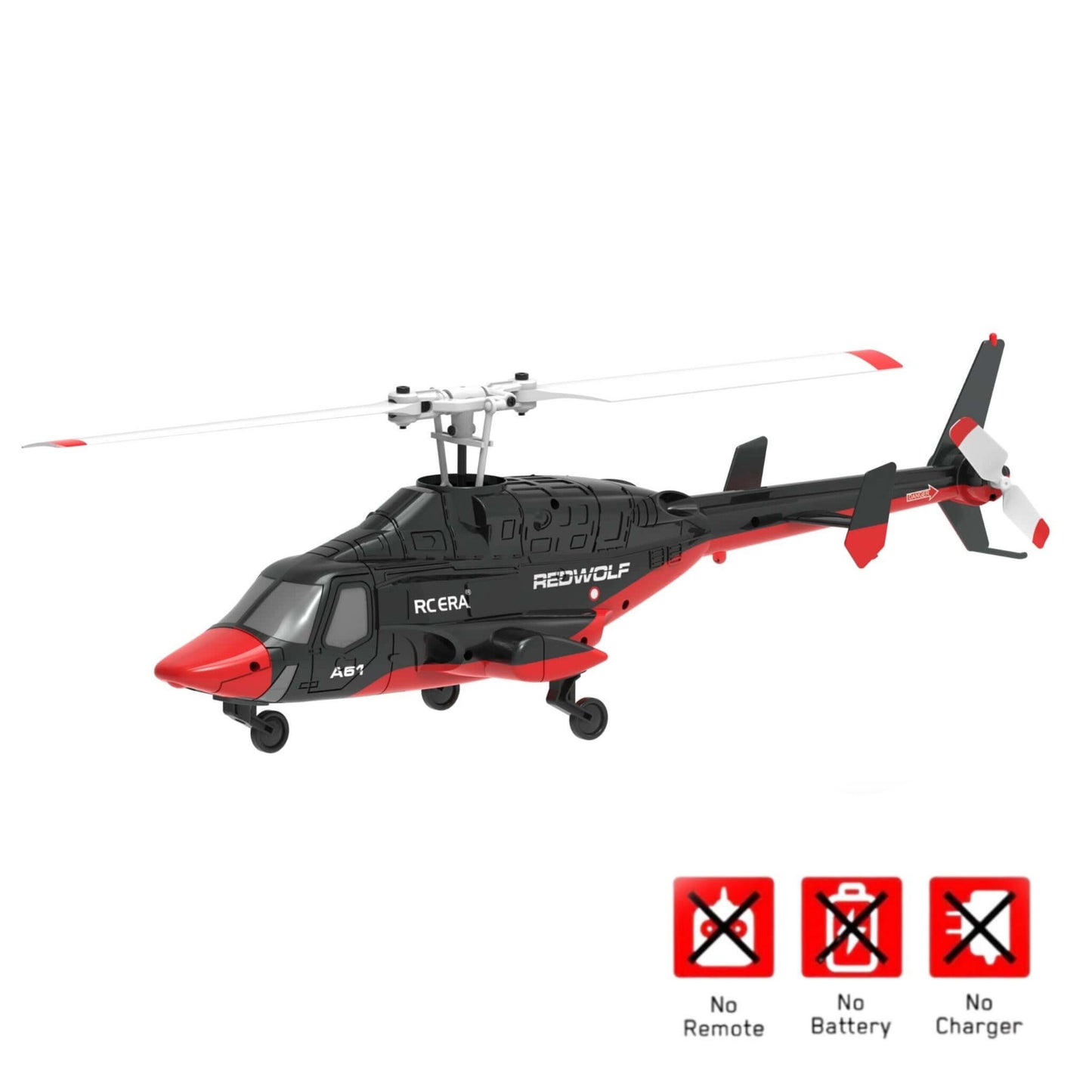 RC ERA A61 PNP RC helicopter airframe in red