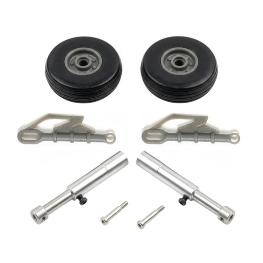 YuXiang F09-S Front Landing Gear Set Replacement for UH60 Coast Guard RC Copte