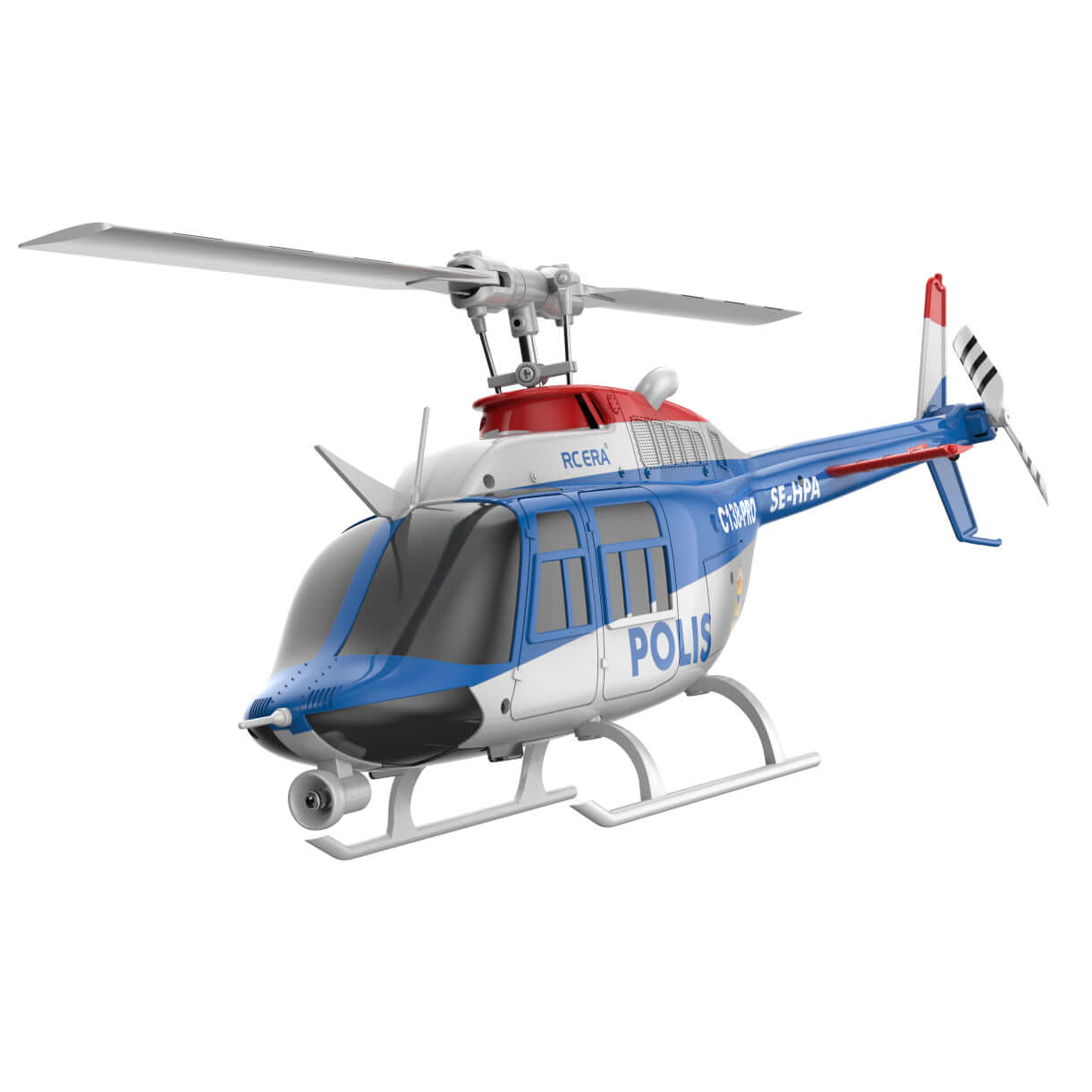 RC ERA C138 PRO 6CH Brushless Police RC Helicopter with Optical Flow & LED Lights | KIDS TOY LOVER